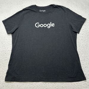 Google Official Merchandise Store Women's XL Short Sleeve Gray Graphic T Shirt